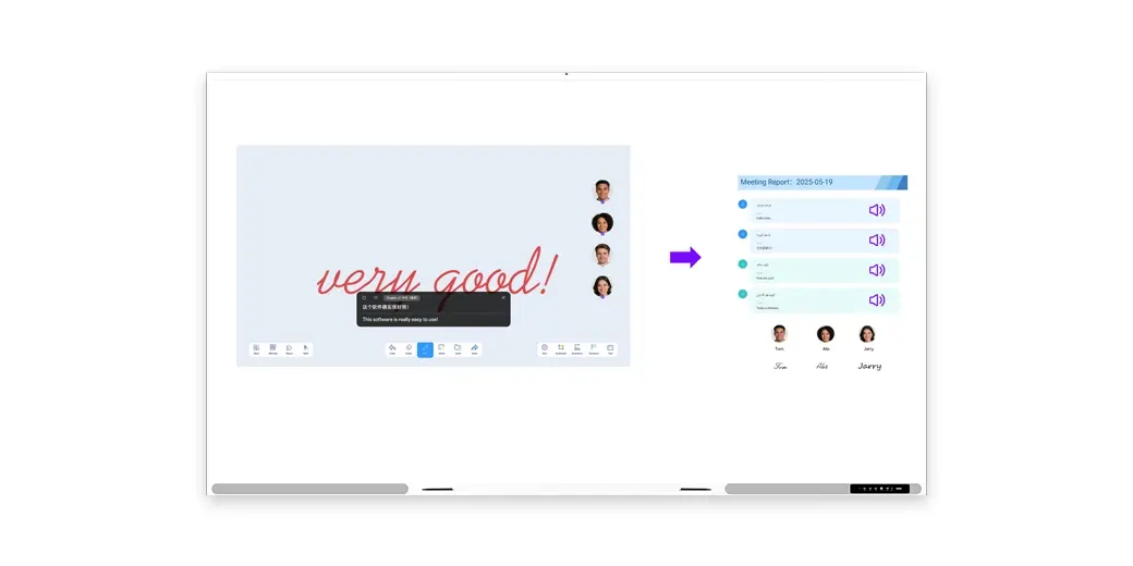 Smart Meeting Minutes generating speech-to-text summary with speaker identification