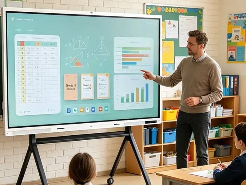 Configurazione dell'aula smart Riotouch con collaborazione tra studenti