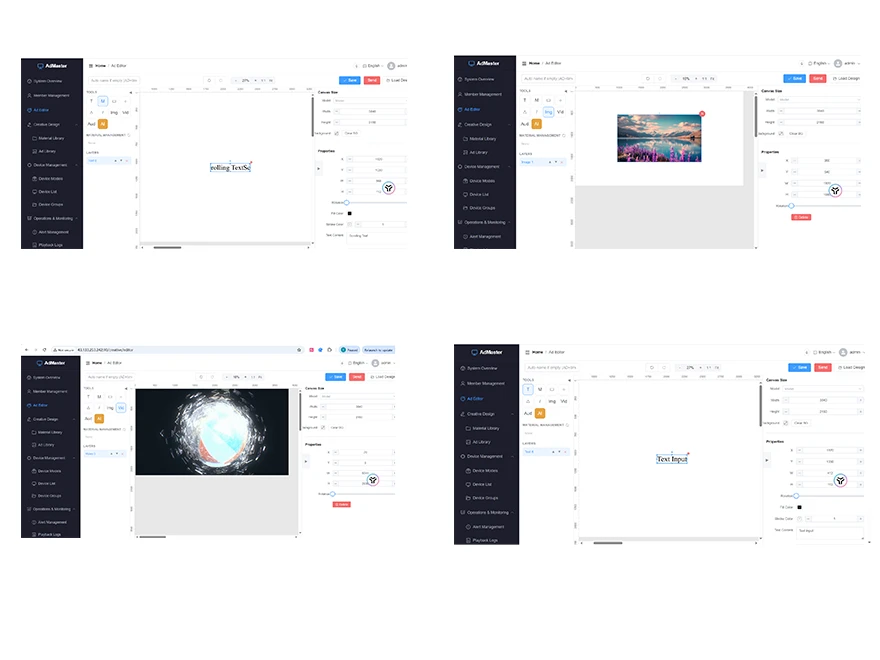 Dashboard di monitoraggio e analisi dei dispositivi