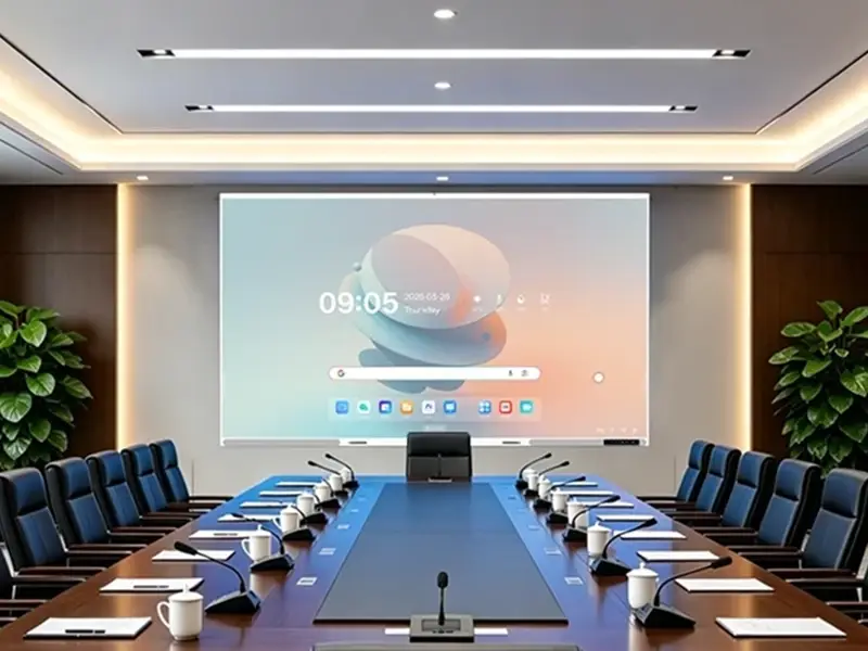 Display Riotouch nel centro di comando governativo