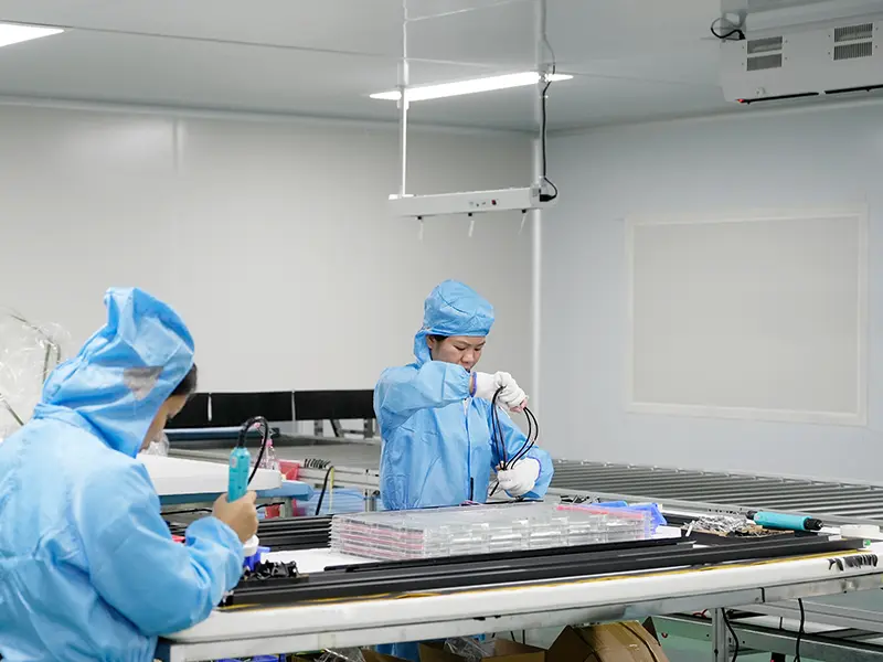 Linea di produzione della fabbrica