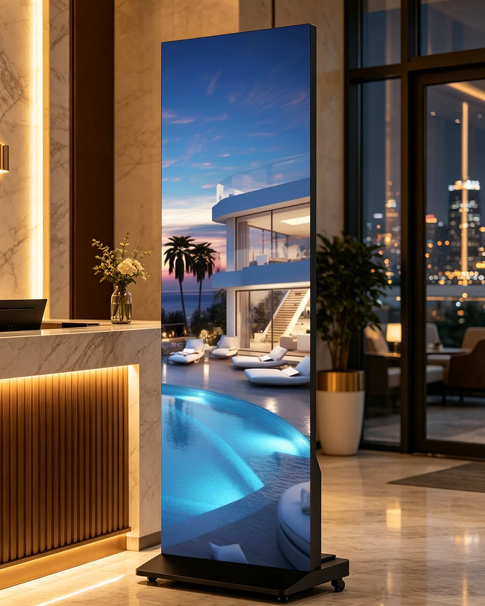 LED-Empfangstresen-Display für Hotel- und Resort-Rezeption – erstklassige Hotellerie in der Lobby