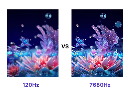 LED-Display mit 7680 Hz Ultra-High-Refresh-Rate für flimmerfreie Bilddarstellung