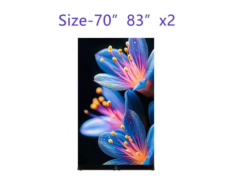 LED poster seamless splicing demo