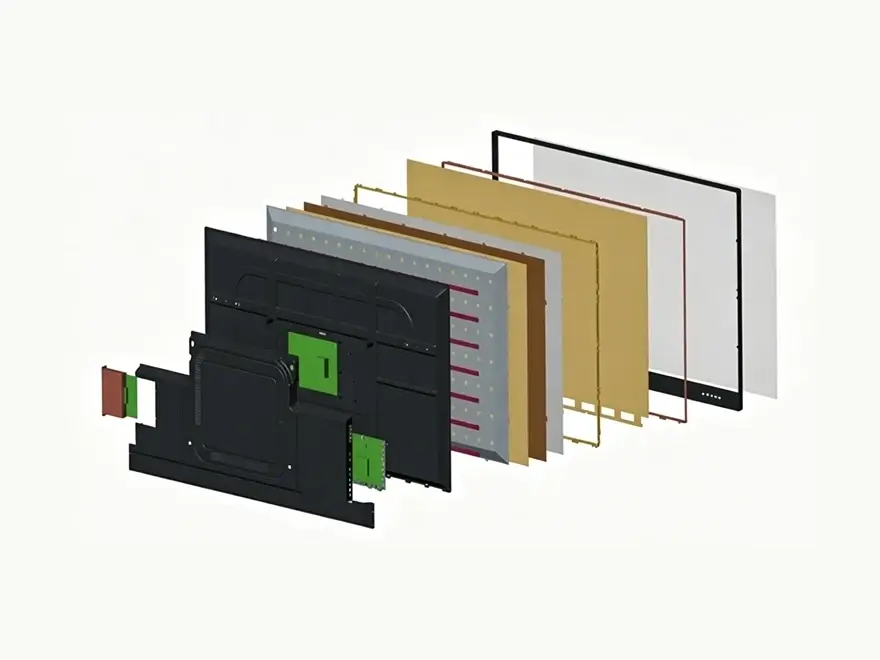 Riotouch IFPD SKD CKD production line design — workstation layout and assembly line setup for local manufacturing