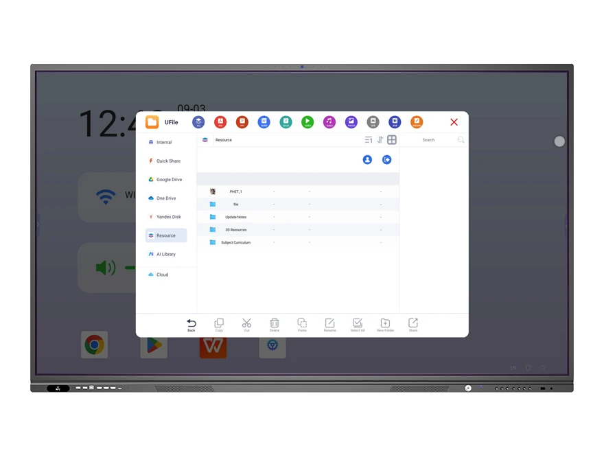 AI Knowledge Library in UFile — document upload with PDF and AI Library for voice/text Q&A